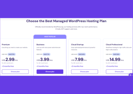 Managed WordPress Hosting by Hostinger